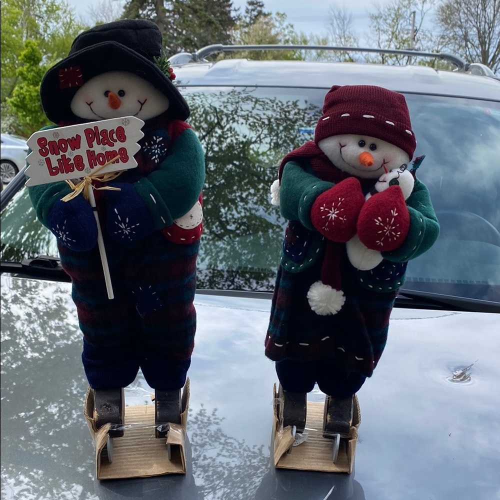 Festive Snowman Decor Set
